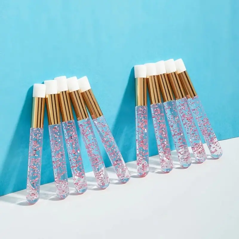 Eyelash Extension Salon - 10pcs Crystal Eyelash Extension Cleanser Brushes