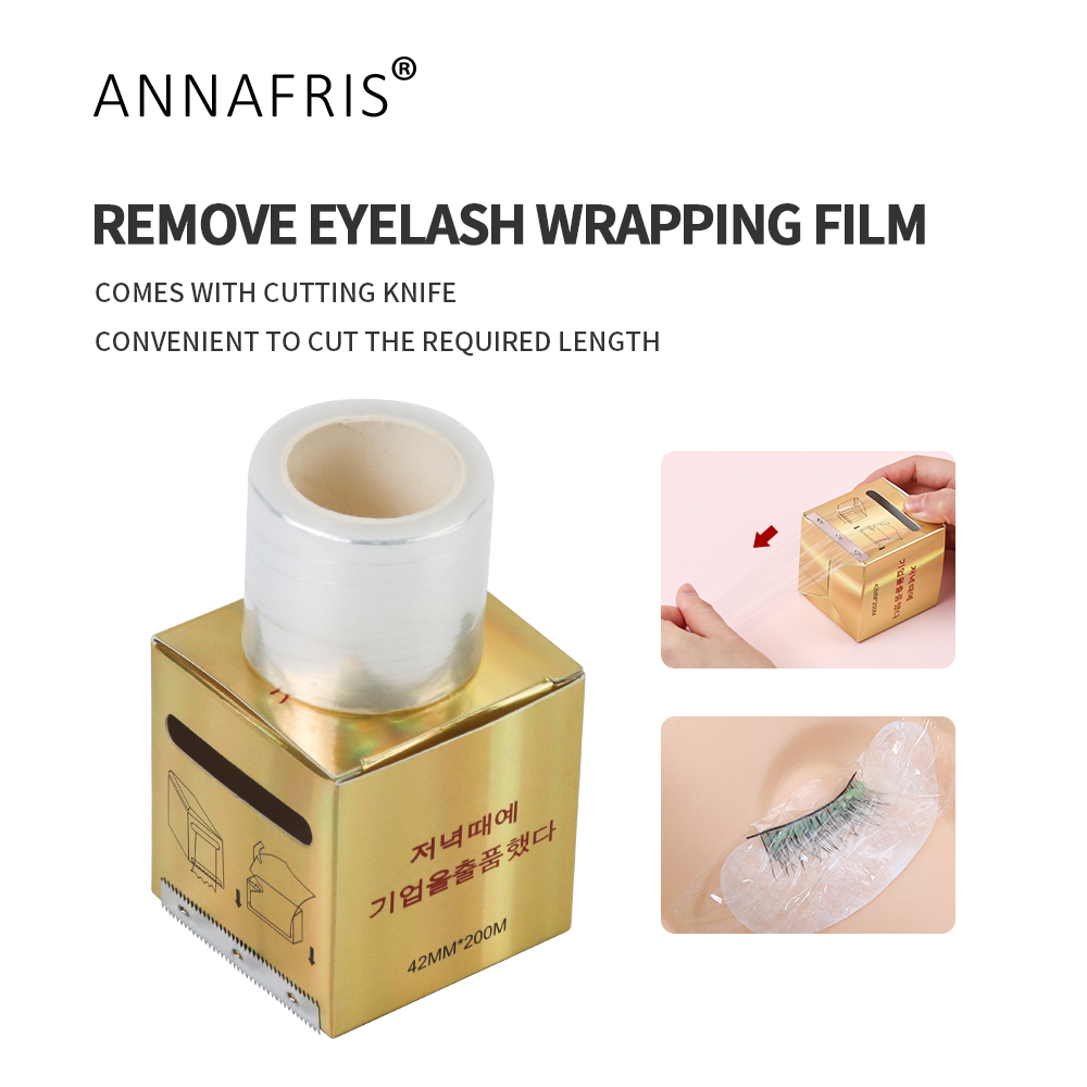 Eyelash Extension Salon - 200m/Roll Eyelash Clear Plastic Wrap Tattoo