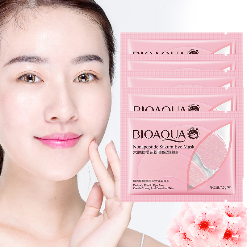 10Pcs=5Pairs Nonapeptide Sakur - đánh giá và giá Eye Pad Collagen