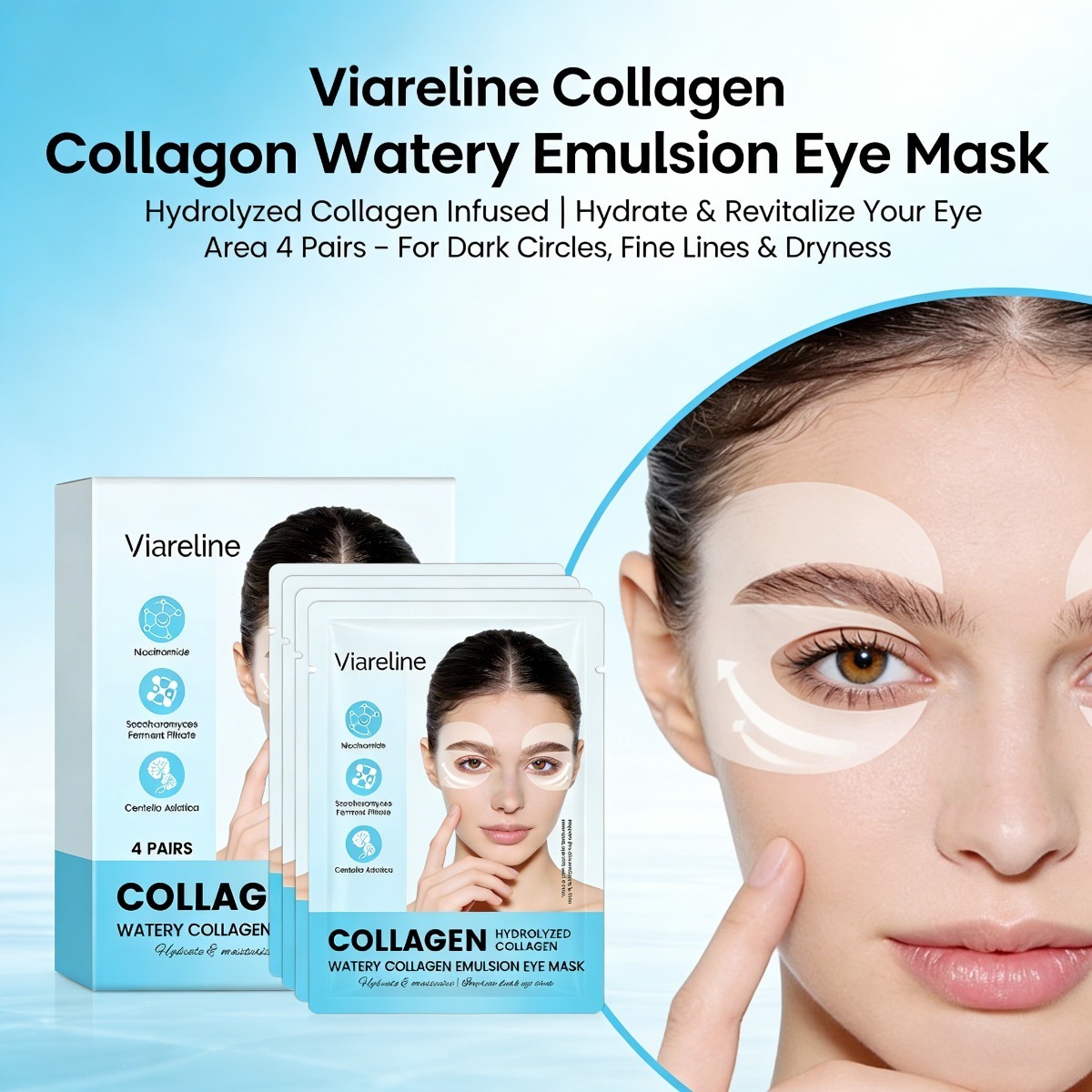 Collagen Eye Patches Reduce Fi - đánh giá và giá Eye Pad Collagen