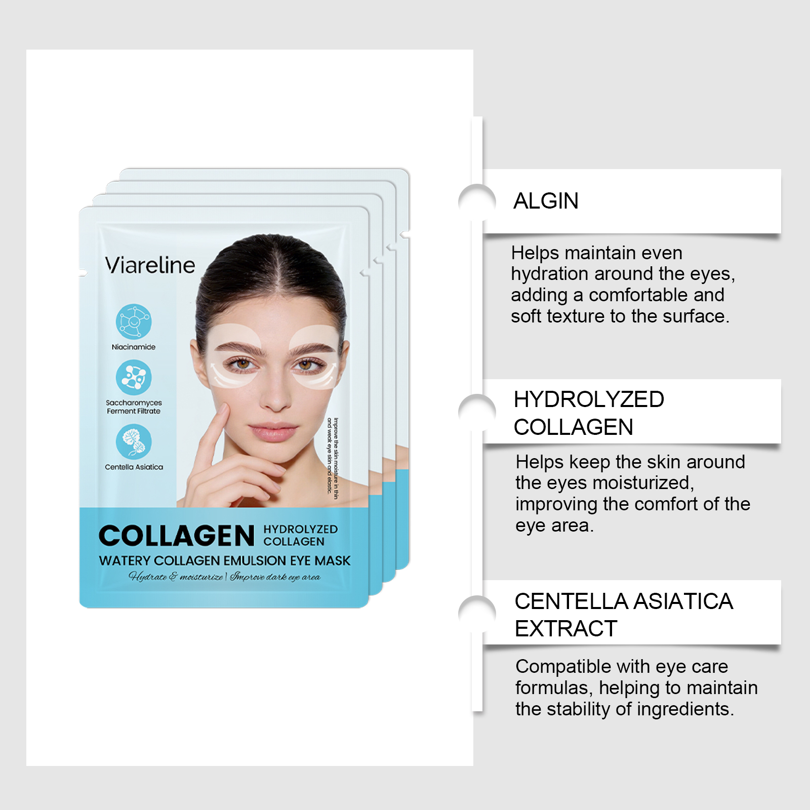 Collagen Eye Patches Reduce Fi - đánh giá và giá Eye Pad Collagen