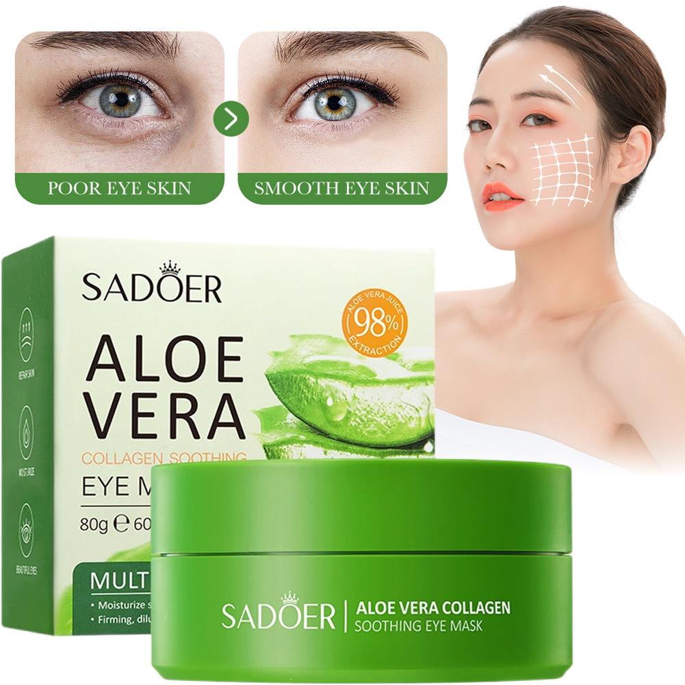 60pcs Aloe Vera Collagen Under - đánh giá và giá Eye Pad Collagen