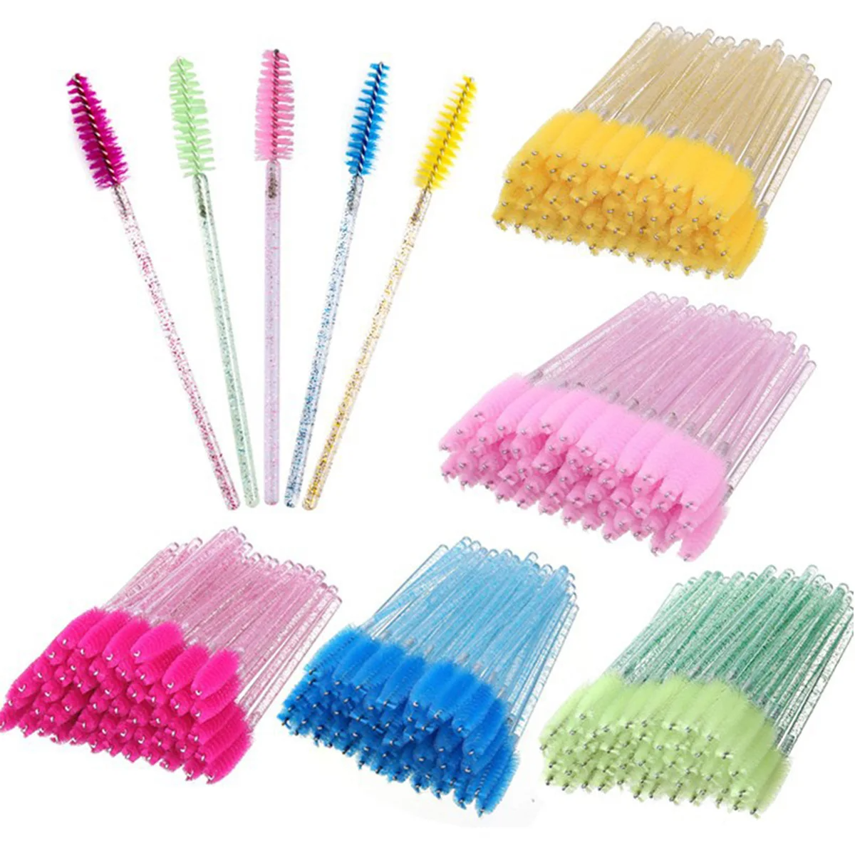 50pcs Eyelash Brushes Mascara  - đánh giá và giá Eyelash Extension Glasses