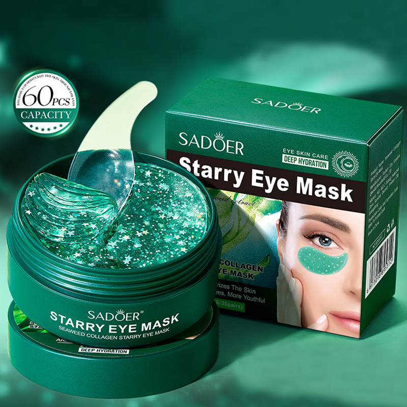 60 pieces/box Seaweed Collagen - đánh giá và giá Eye Pad Collagen