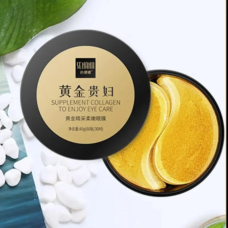 60pcs Golden Moisturizing Eye  - đánh giá và giá Eye Pad Collagen