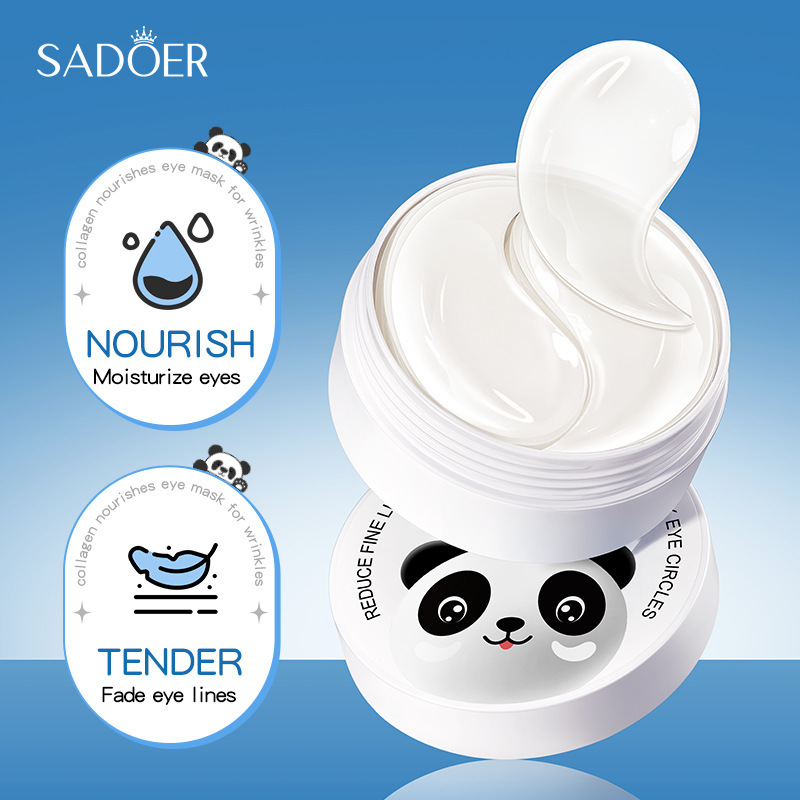 60pcs SADOER Crystal Collagen  - đánh giá và giá Eye Pad Collagen