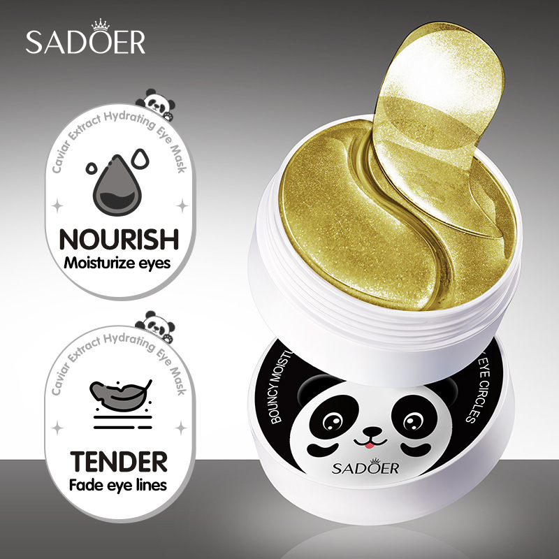 60pcs SADOER Crystal Collagen  - đánh giá và giá Eye Pad Collagen