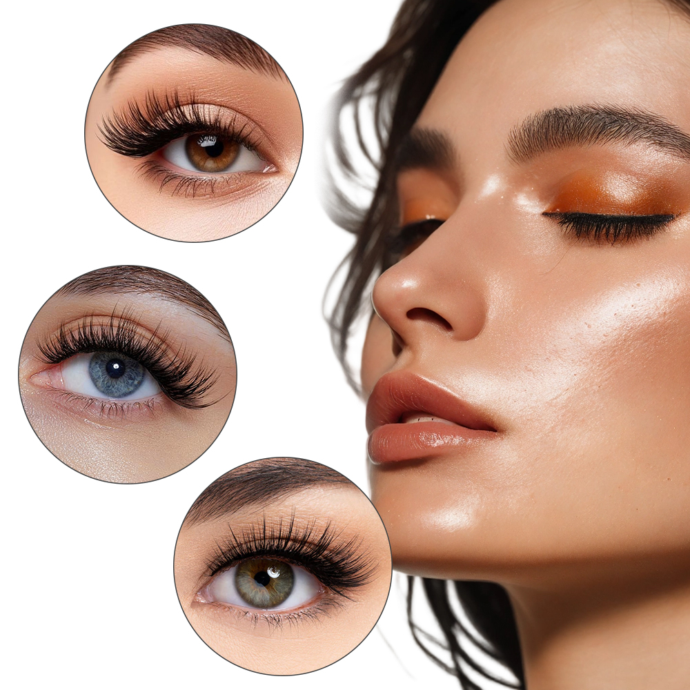 50PCS Rainbow Crystal Eyelash  - đánh giá và giá Eyelash Extension Glasses