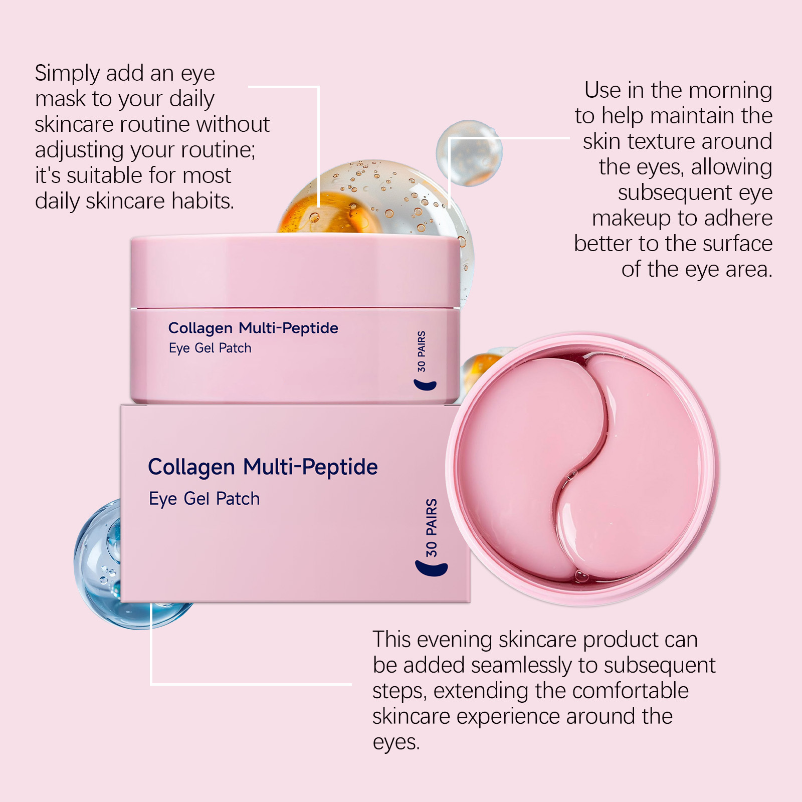 Collagen Multi-peptide Eye Gel - đánh giá và giá Eye Pad Collagen