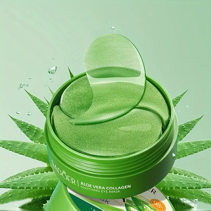 60 Pieces of Aloe Vera Collage - đánh giá và giá Eye Pad Collagen