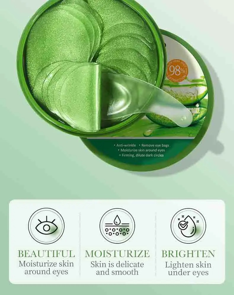 60pcs Aloe Vera Collagen Eye M - đánh giá và giá Eye Pad Collagen