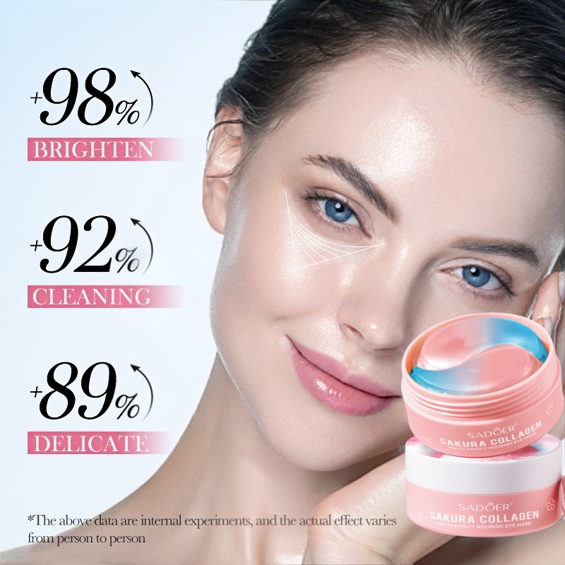 60Pcs Sakura Collagen Multi-Ef - đánh giá và giá Eye Pad Collagen