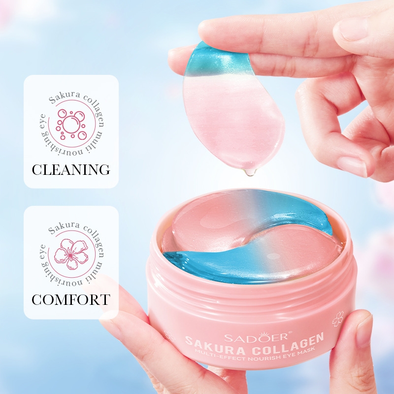 60Pcs Sakura Collagen Multi-Ef - đánh giá và giá Eye Pad Collagen
