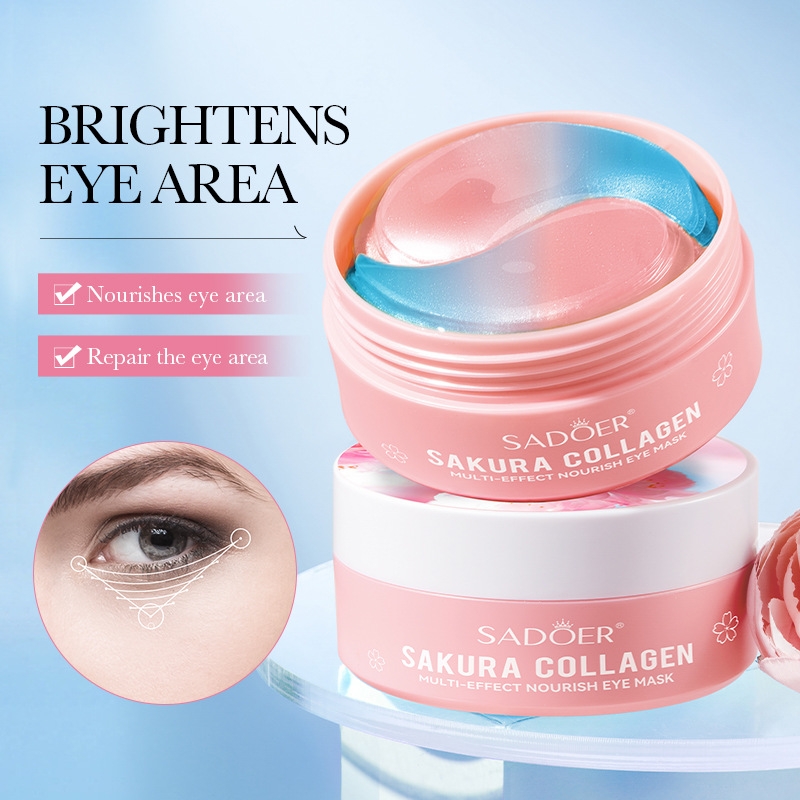 60Pcs Sakura Collagen Multi-Ef - đánh giá và giá Eye Pad Collagen