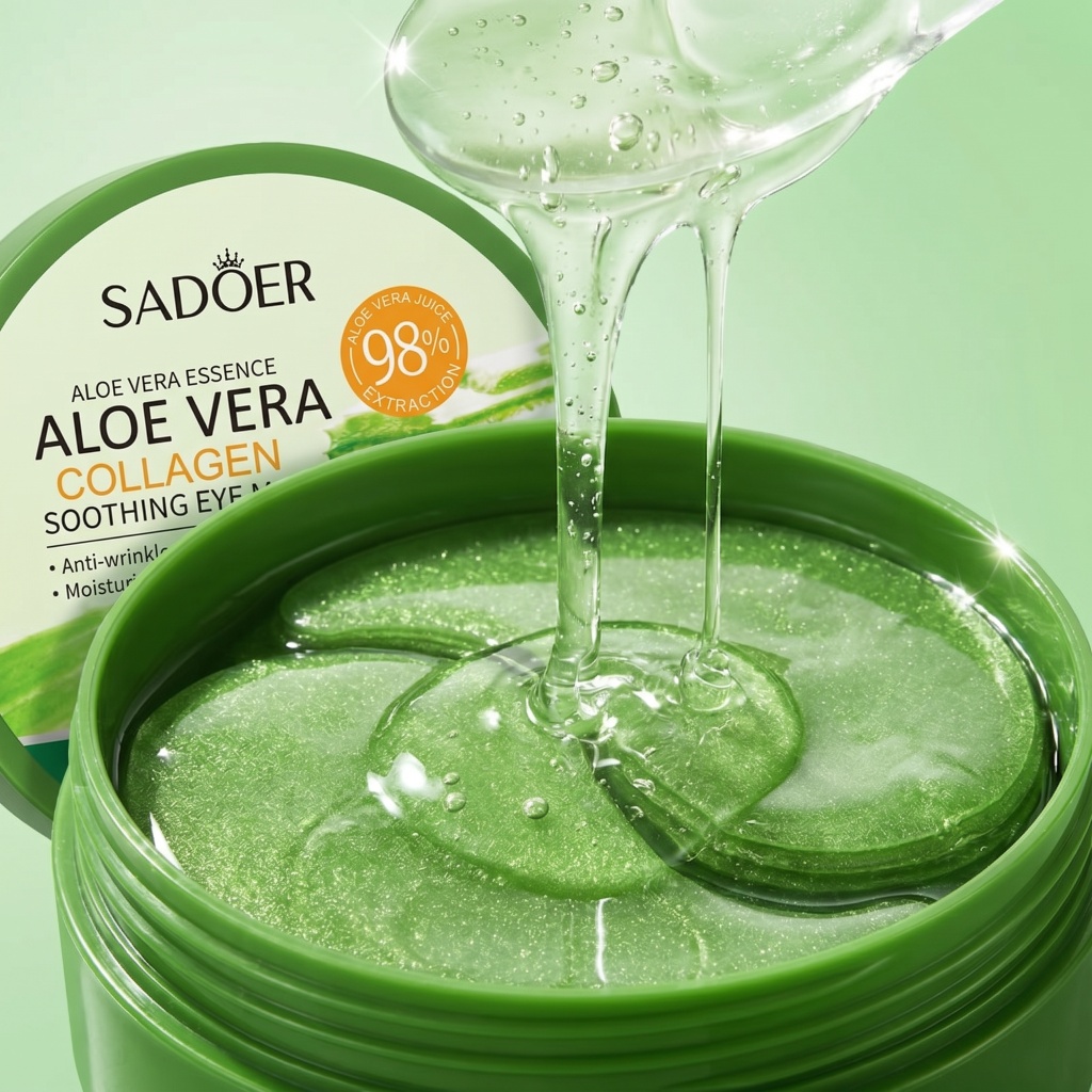 60pcs Aloe Vera Collagen Eye M - đánh giá và giá Eye Pad Collagen