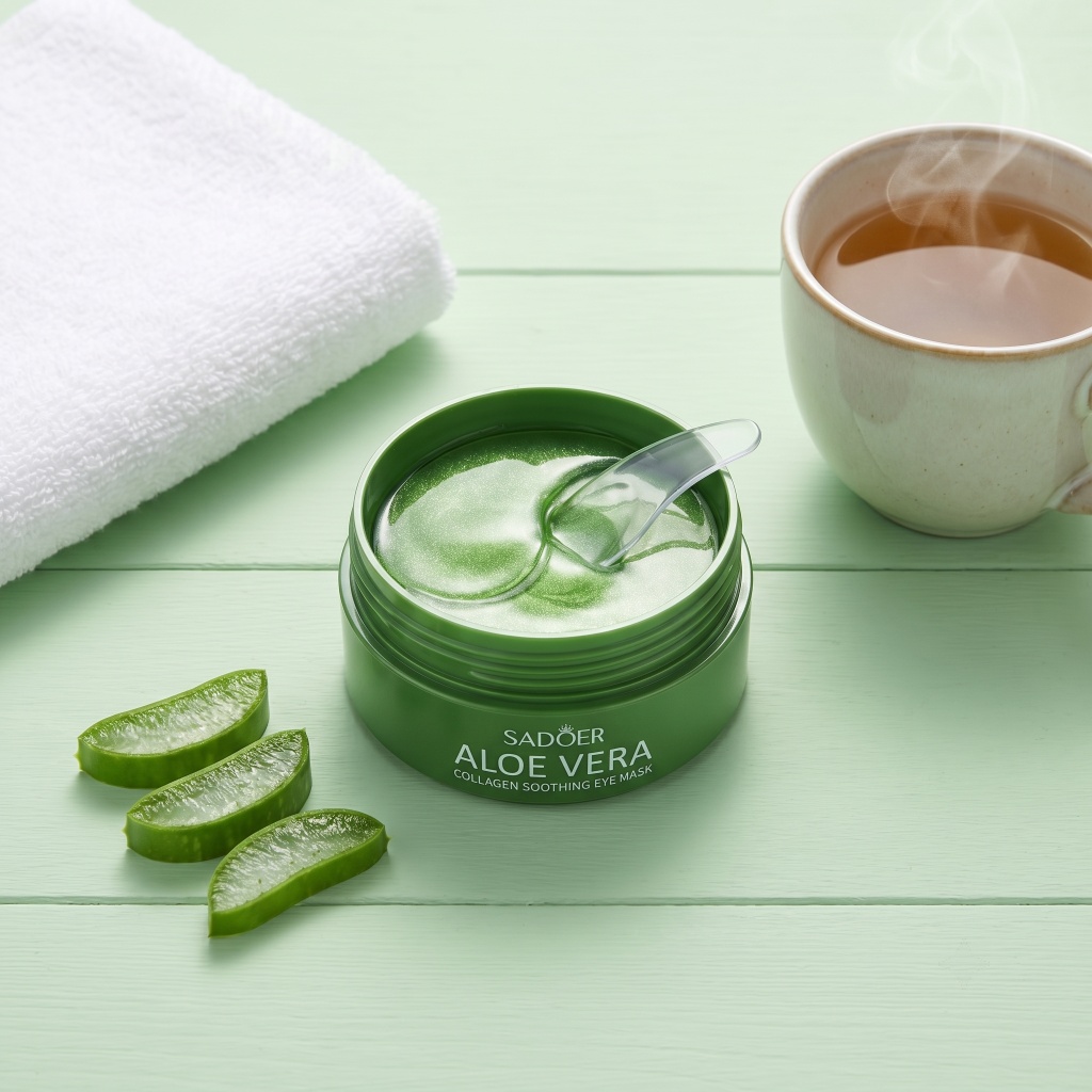 60pcs Aloe Vera Collagen Eye M - đánh giá và giá Eye Pad Collagen