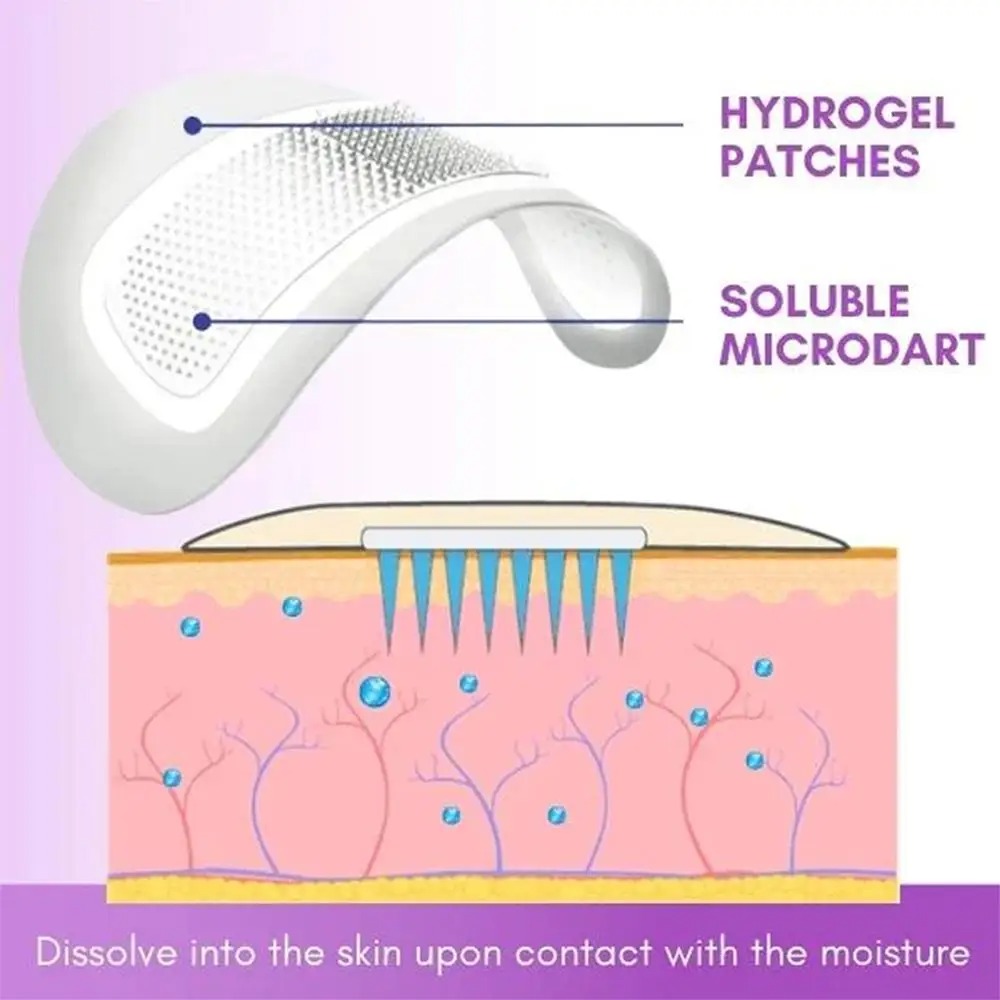 1 Pair Micro-needle Eye Patch  - đánh giá và giá Eye Pad Collagen