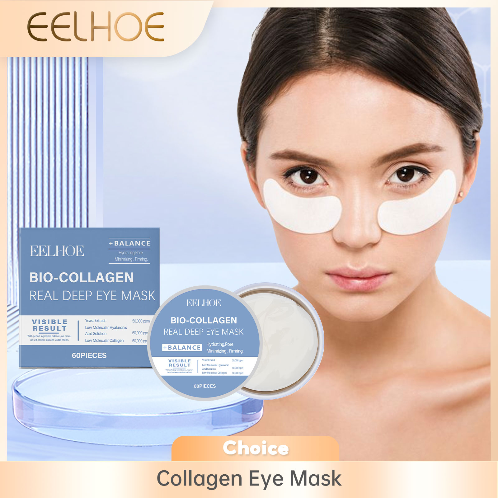 EELHOE Collagen Eye Mask Anti  - đánh giá và giá Eye Pad Collagen
